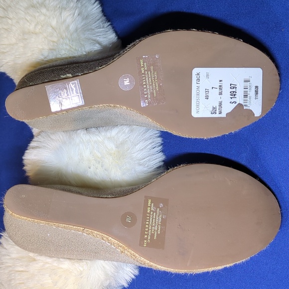Tory Burch Jackie Espadrille Wedge Bow Peep-Toe Flats NOW ONLY $95 - Picture 7 of 9